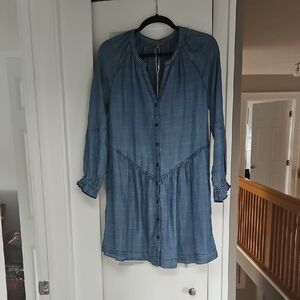 Lilla P Blue Mini Dress